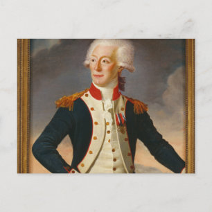 Marquis De Lafayette Portrait Postkarte