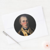 Marquis de Lafayette Runder Aufkleber (Umschlag)