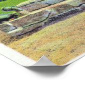 Marquis de Montcalm Monument Scene Poster (Ecke)