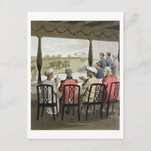 Marquis Wellesley and his Suite, at the Nabob of O Postkarte