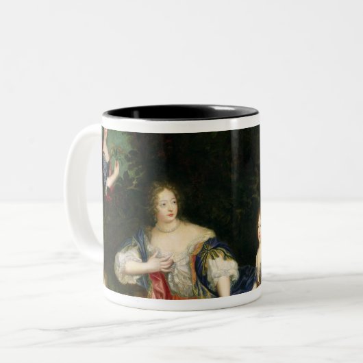 Marquise de Montespan Zweifarbige Tasse (Vorderseite Links)