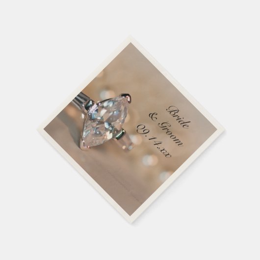 Marquise Diamond Verlobung Ring Wedding Serviette (Ecke)