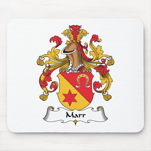 Marr Familienwappen Mousepad (Vorne)