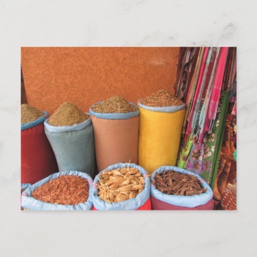 Marrackech-Gewürze Postkarte (Vorderseite)