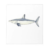 Marrajo - Isurus oxyrinchus Notizblock (Vorderseite)