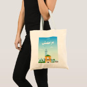 Marrakech Charme – Künstlerisches Marokko Tragetasche (Vorderseite (Produkt))