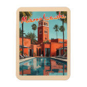 Marrakech Daydream - Mittelalter Reise Magnet (Vertikal)