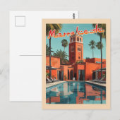 Marrakech Daydream - Mittelalter Reise Postkarte (Vorne/Hinten)