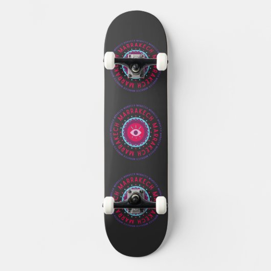 Marrakech Eyes Skateboard (Vorderseite)