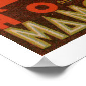 Marrakech Hotel de la Mamounia Poster (Ecke)