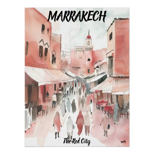 Marrakech: La Ciudad Roja Poster (Vorderseite)