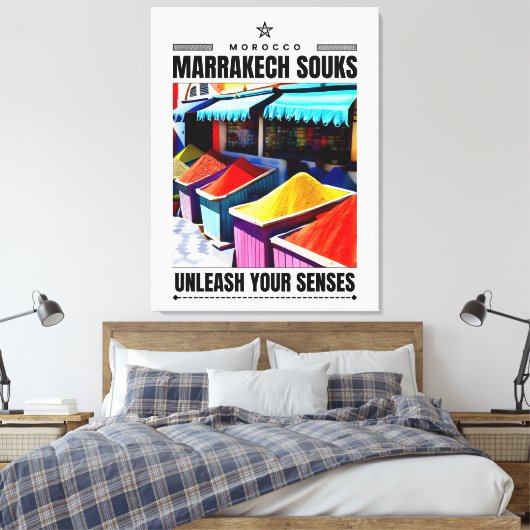 Marrakech Leinwanddruck (Insitu (Schlafzimmer))