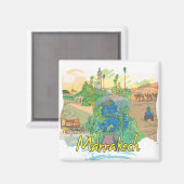 Marrakech Magnet (Vorderseite/Rückseite)