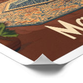 Marrakech Marocco Ristorante da Valentino Poster (Ecke)