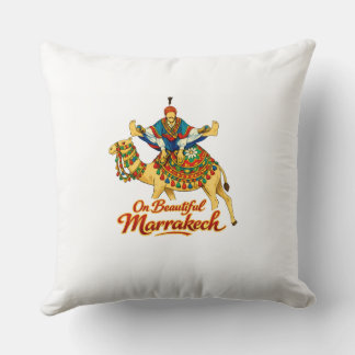 Marrakech Marokko Design Lebendig Reise Kunst Kissen