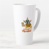Marrakech Marokko Design Lebendige Reise Kunst Milchtasse (Rechte Ecke)