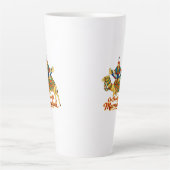 Marrakech Marokko Design Lebendige Reise Kunst Milchtasse (Vorderseite)