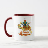 Marrakech Marokko Design Lebendige Reise Kunst Tasse (Links)