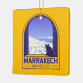 Marrakech Marokko Kat Retro Keramikornament (Links)