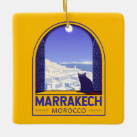 Marrakech Marokko Kat Retro