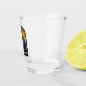 Marrakech Marokko Kat Retro Schnapsglas (Rechts)