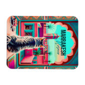 Marrakech Marokko Katze Reisen Tourismus Souvenir Magnet (Horizontal)