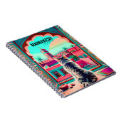 Marrakech Marokko Katze Reisen Tourismus Souvenir Notizblock (Rechte Seite)