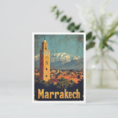 Marrakech Marokko Kunst, Dichtung und Musik Postkarte (Stehend Vorderseite)
