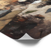 Marrakech Marokko Malerei Art Print Poster (Ecke)