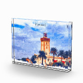 Marrakech Marokko Moschee Reise Fotoblock (Rechts)
