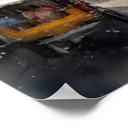 Marrakech Marokko Poster (Ecke)