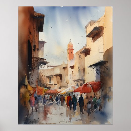 Marrakech Marokko Poster (Vorne)