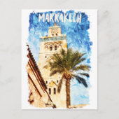 Marrakech Marokko Postkarte (Vorderseite)