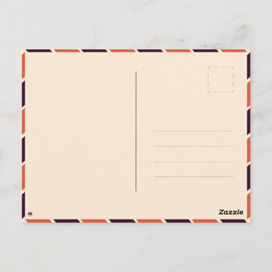 Marrakech Marokko Postkarte (Rückseite)