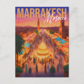 Marrakech Marokko Tourismus Reisen Souvenir Postkarte (Vorderseite)
