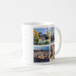 MARRAKECH-Mosaik, Marokko, Kaffeetasse