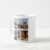 MARRAKECH-Mosaik, Marokko, Kaffeetasse (Vorderseite Links)