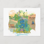 Marrakech Postkarte (Vorderseite)