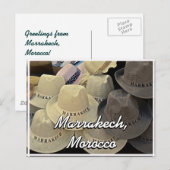 Marrakech Souvenir Postkarte (Vorne/Hinten)