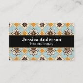 Marrakech Tiling Pattern Visitenkarte (Vorderseite)