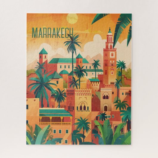 Marrakech Travel Puzzle (Vertikal)