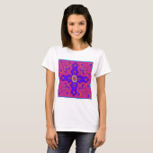 Marrakesch Arabesque inspiriert mit eingekreisten  T-Shirt (Vorne ganz)