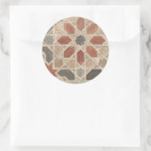 Marrakesch-Design II Runder Aufkleber (Tasche)