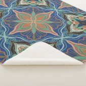 Marrakesch Floral Tile Sherpadecke (3/4)