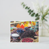 Marrakesch-Gewürze Postkarte (Stehend Vorderseite)