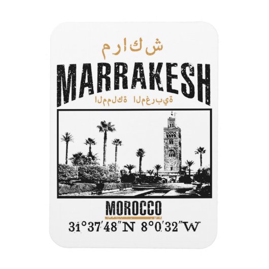 Marrakesch Magnet (Vertikal)