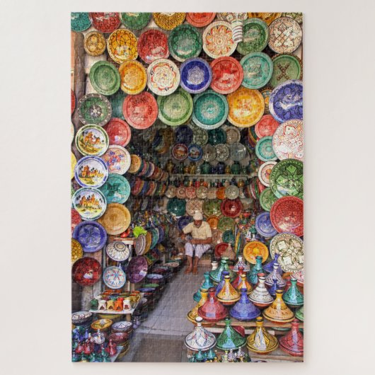 Marrakesch Markt, Marokko Jigsaw Puzzle 1014 Stk. (Vertikal)