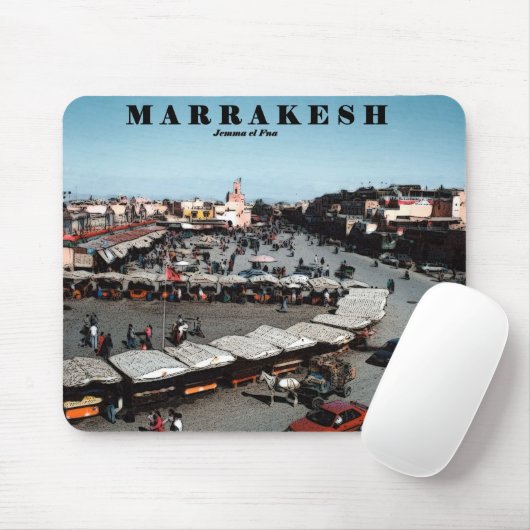 Marrakesch-Markt, mousepad (Mit Mouse)