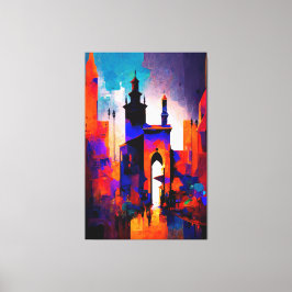Marrakesch, Marokko (Die Rote Stadt), Canvas Print Leinwanddruck