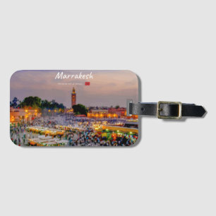 Marrakesch, Marokko - Djemaa el Fnaa-Platz Gepäckanhänger